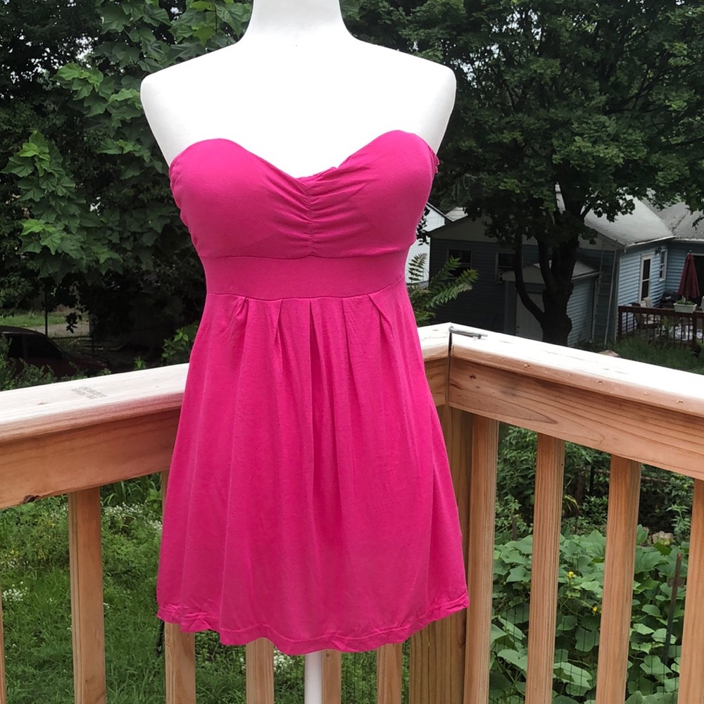 NWT pink flowy shirt with tie back